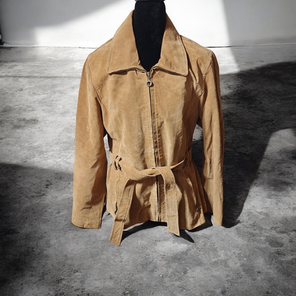 Vintage G-III Women's Leather Fashions Jacket G3 Aviator Flight Coat Size M